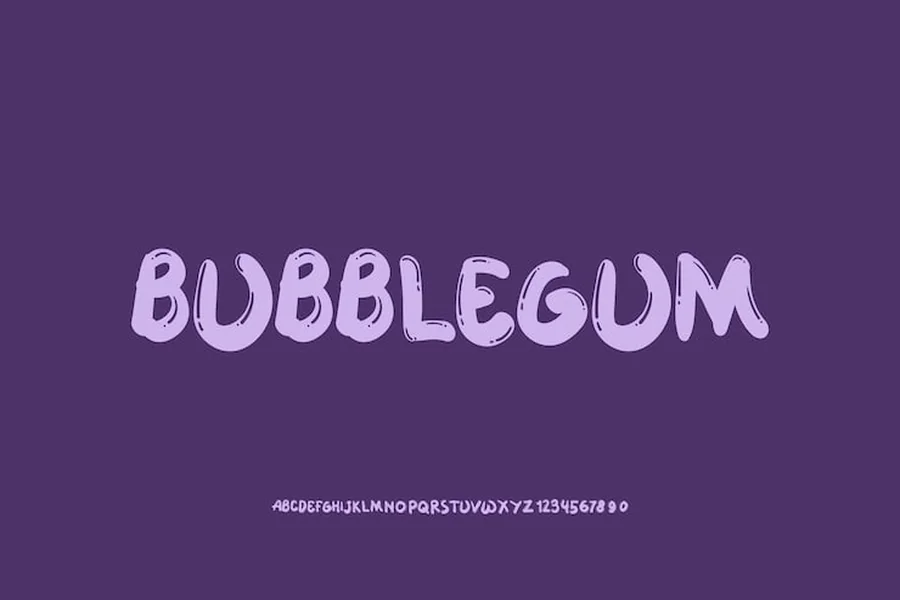 Fun Bubble Fonts
